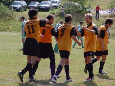 zleva: Martin Fanta, Zdeněk Rajdl, Petr Starý, Petr Končel, Miloš Popek.